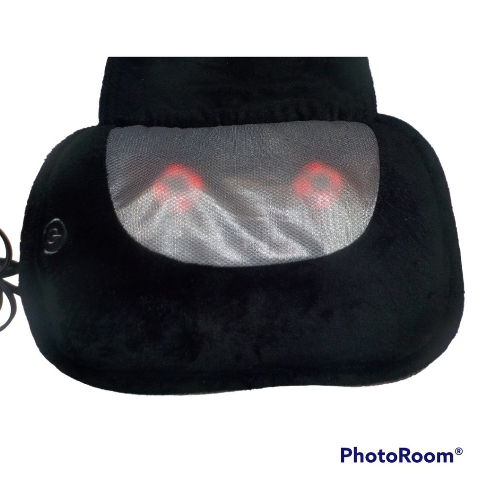 Homedics Shiatsu Deep Kneading Plush Pillow w/ Heat